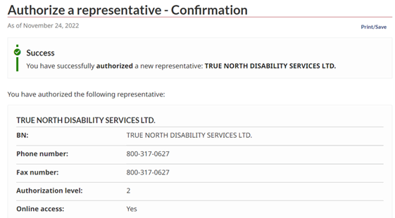 True North Disability Services 4741